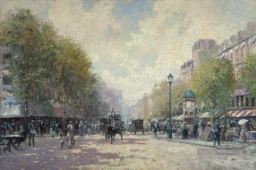 Paysage urbain œuvres - Morning on the Boulevard TK cityscape